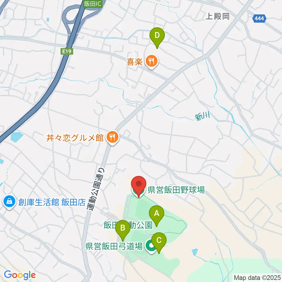 綿半飯田野球場周辺の駐車場・コインパーキング一覧地図