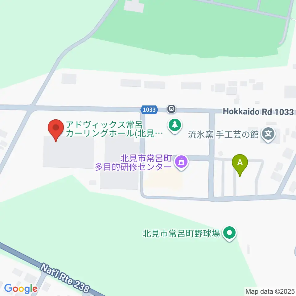 アドヴィックス常呂カーリングホール周辺の駐車場・コインパーキング一覧地図