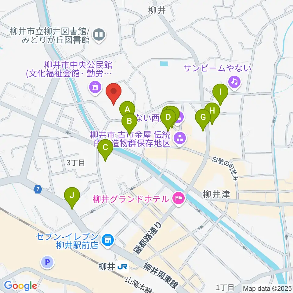 バタフライアリーナ周辺の駐車場・コインパーキング一覧地図