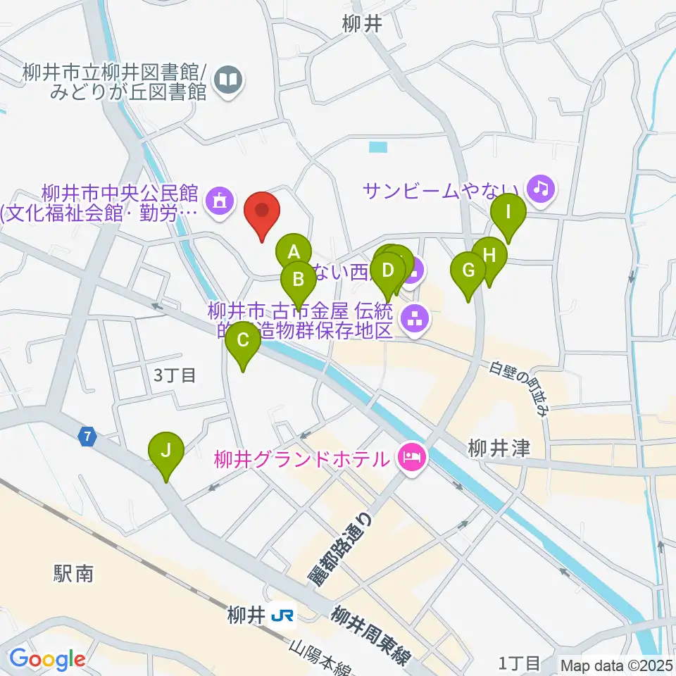 バタフライアリーナ周辺の駐車場・コインパーキング一覧地図
