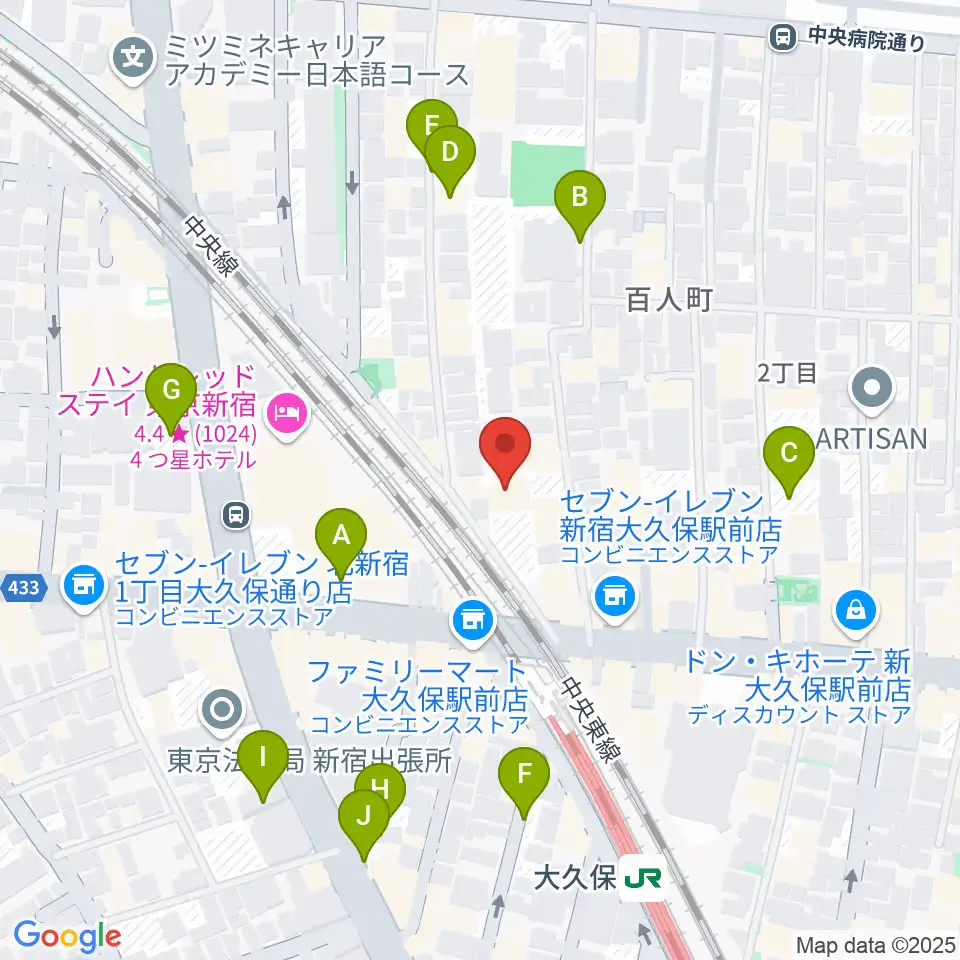 クラシックスペース100周辺の駐車場・コインパーキング一覧地図