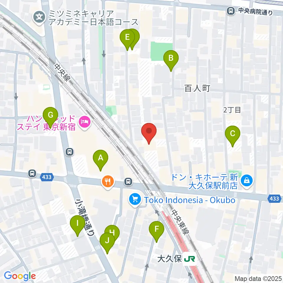 クラシックスペース100周辺の駐車場・コインパーキング一覧地図