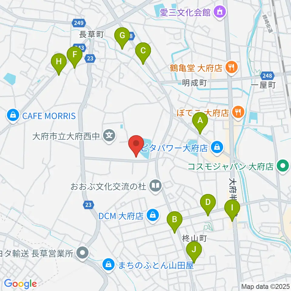 ナルキュウ体育センター周辺の駐車場・コインパーキング一覧地図