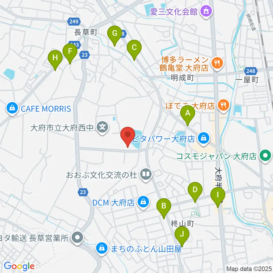 ナルキュウ体育センター周辺の駐車場・コインパーキング一覧地図