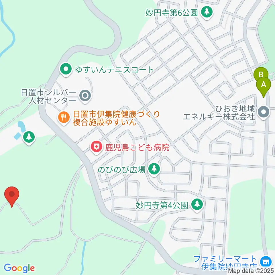 YOSHIKOUスタジアム伊集院周辺の駐車場・コインパーキング一覧地図