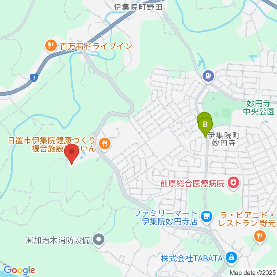伊集院総合運動公園あいハウジング陸上競技場周辺の駐車場・コインパーキング一覧地図