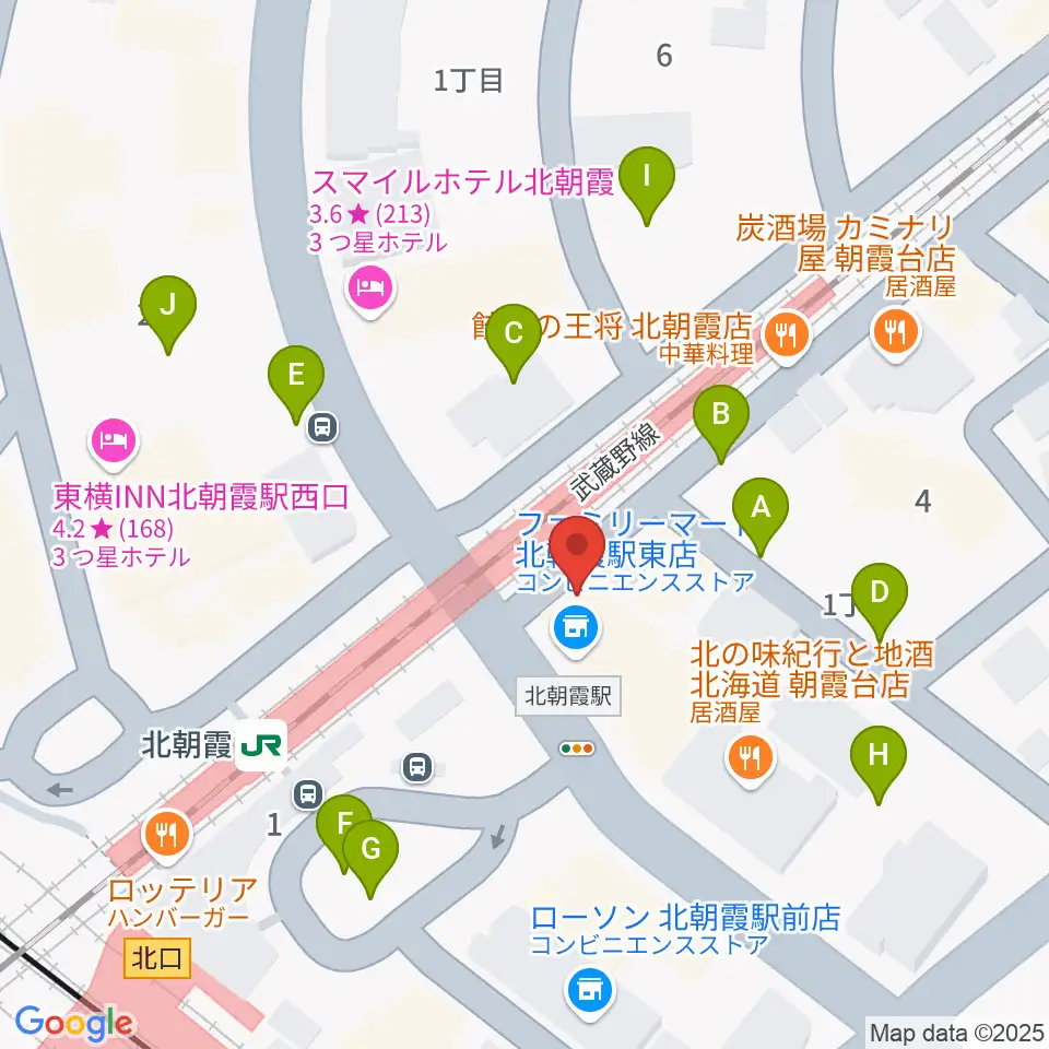 サウンドスタジオ アベル周辺の駐車場・コインパーキング一覧地図