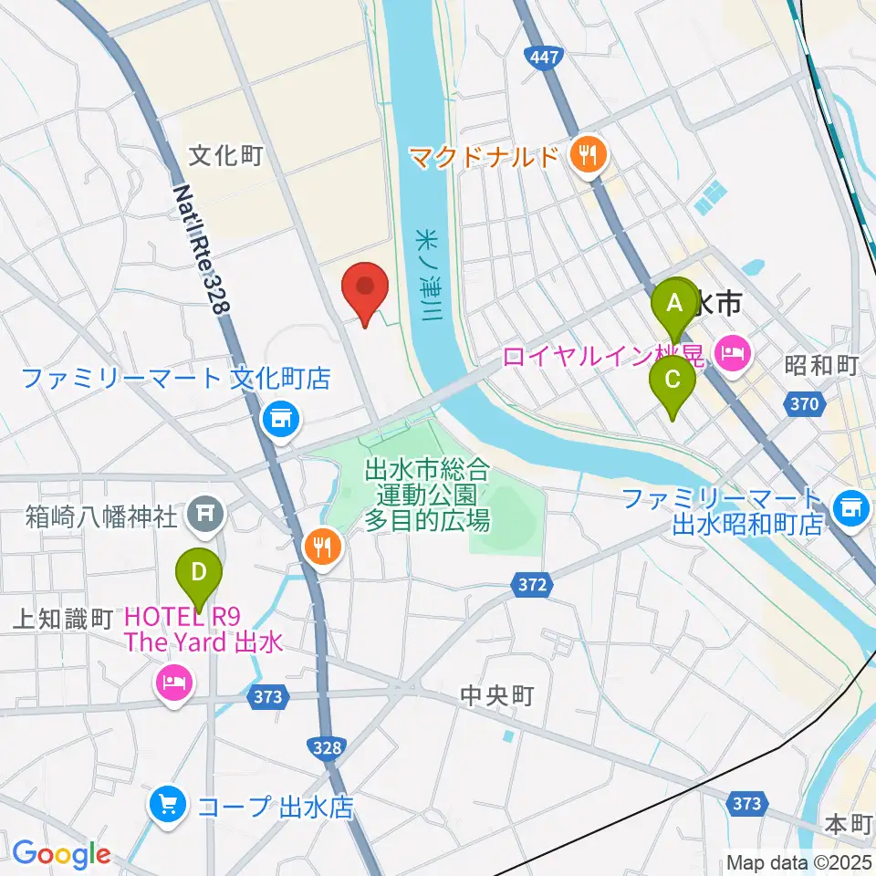 マルマエスポーツセンター出水周辺の駐車場・コインパーキング一覧地図