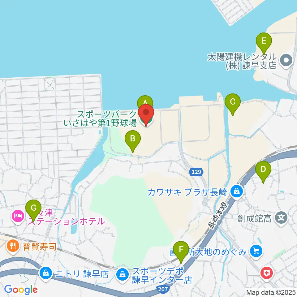 たちばなしんきんフィールド・オブ・ドリームス周辺の駐車場・コインパーキング一覧地図