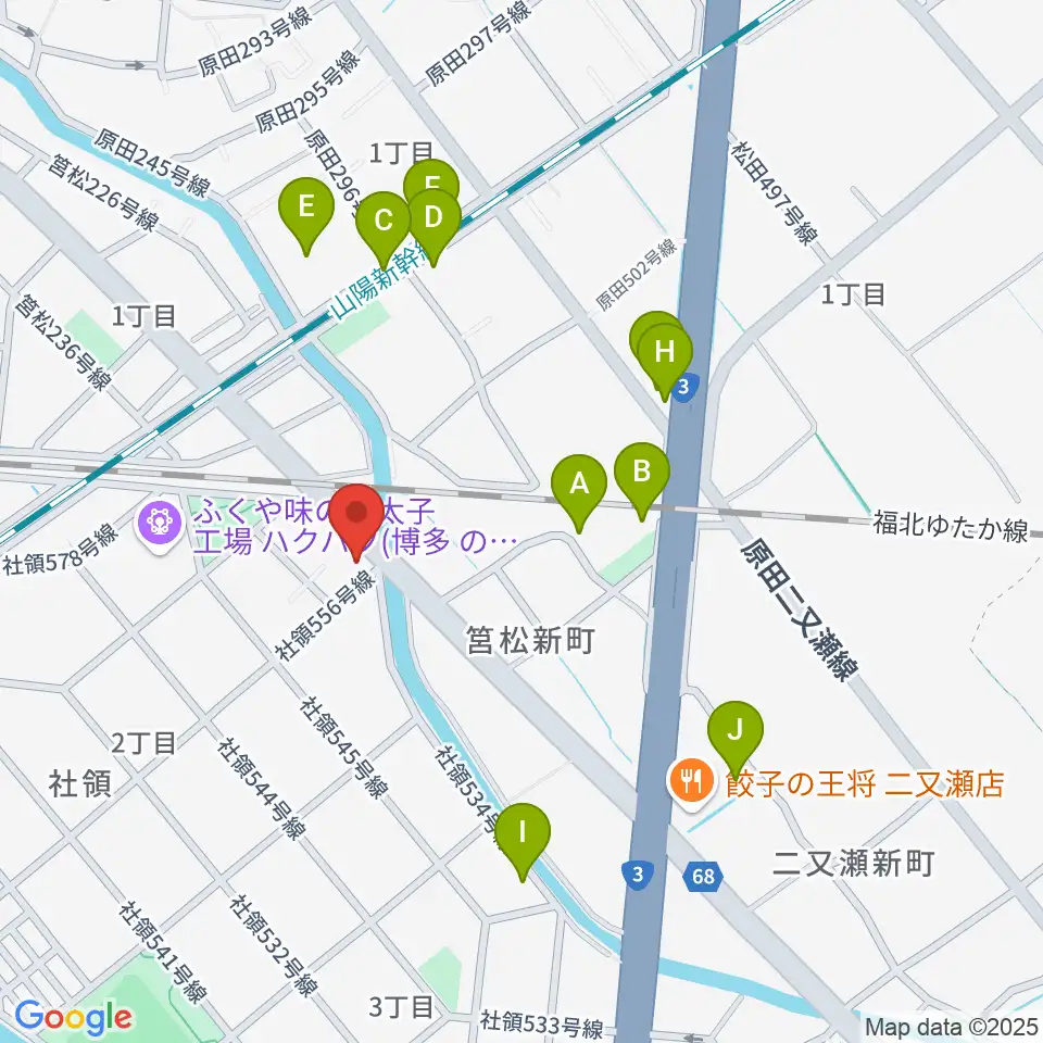 アイミュージックスタジオ周辺の駐車場・コインパーキング一覧地図