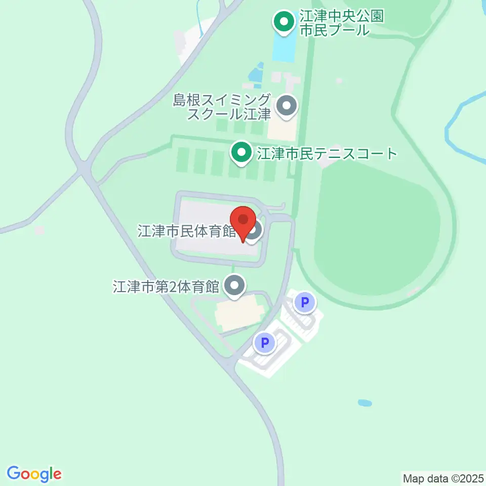 江津市民体育館周辺の駐車場・コインパーキング一覧地図