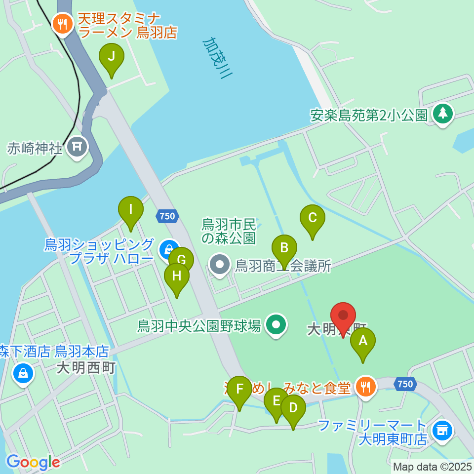 鳥羽市民体育館周辺の駐車場・コインパーキング一覧地図