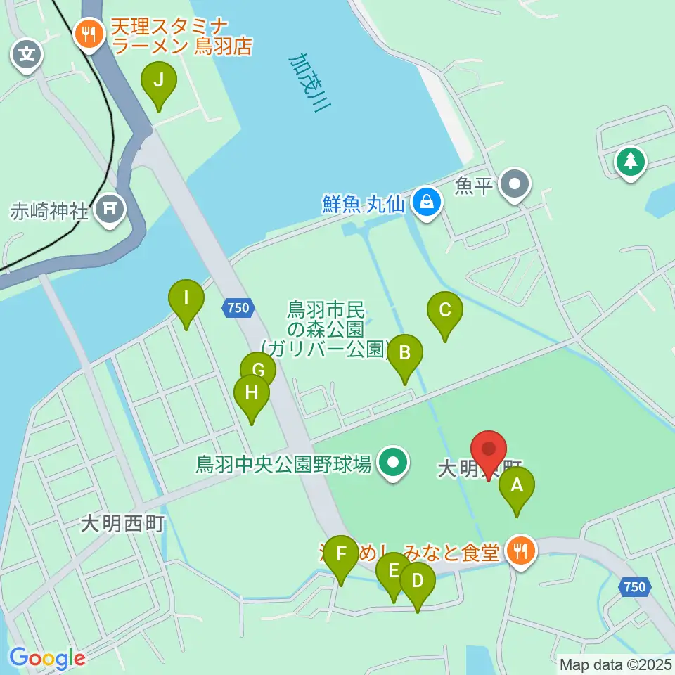 鳥羽市民体育館周辺の駐車場・コインパーキング一覧地図