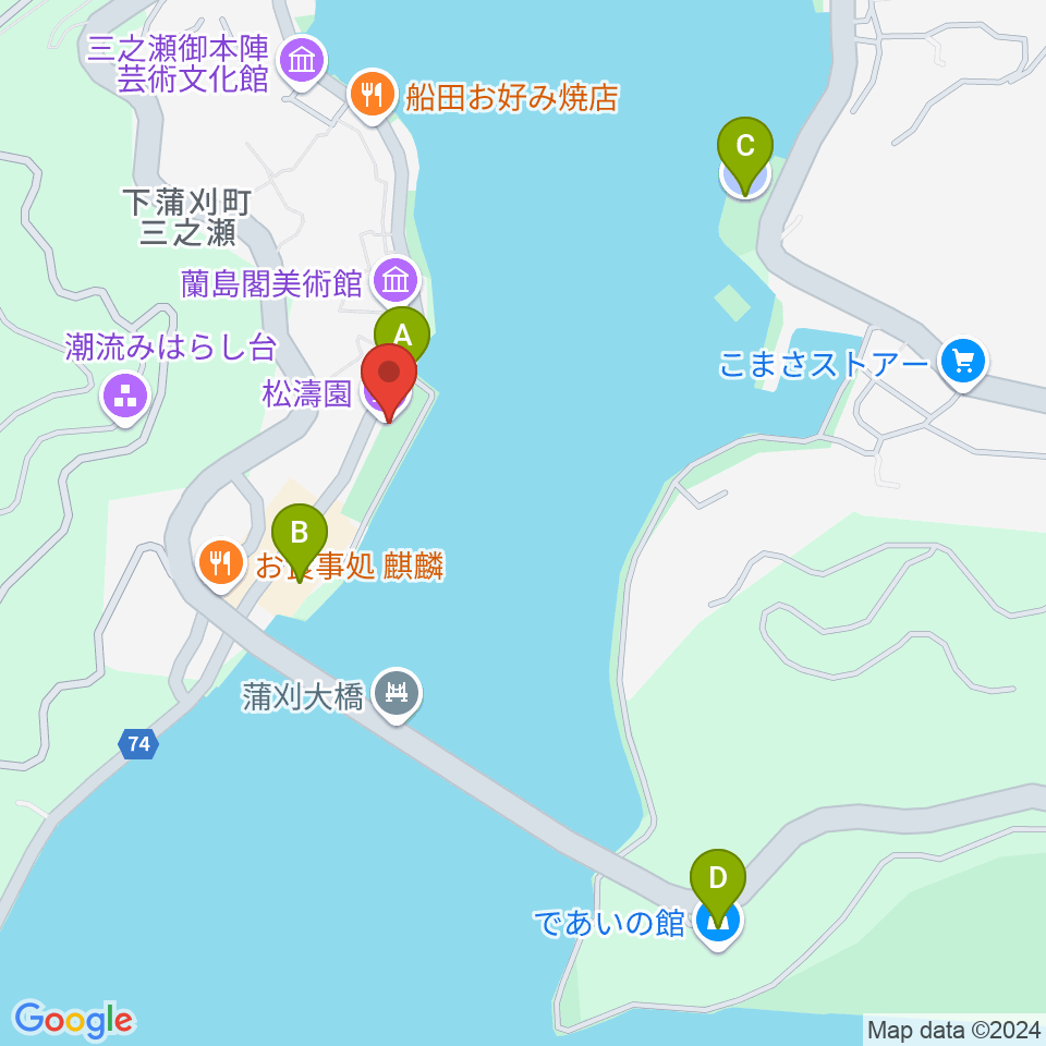 松濤園周辺の駐車場・コインパーキング一覧地図