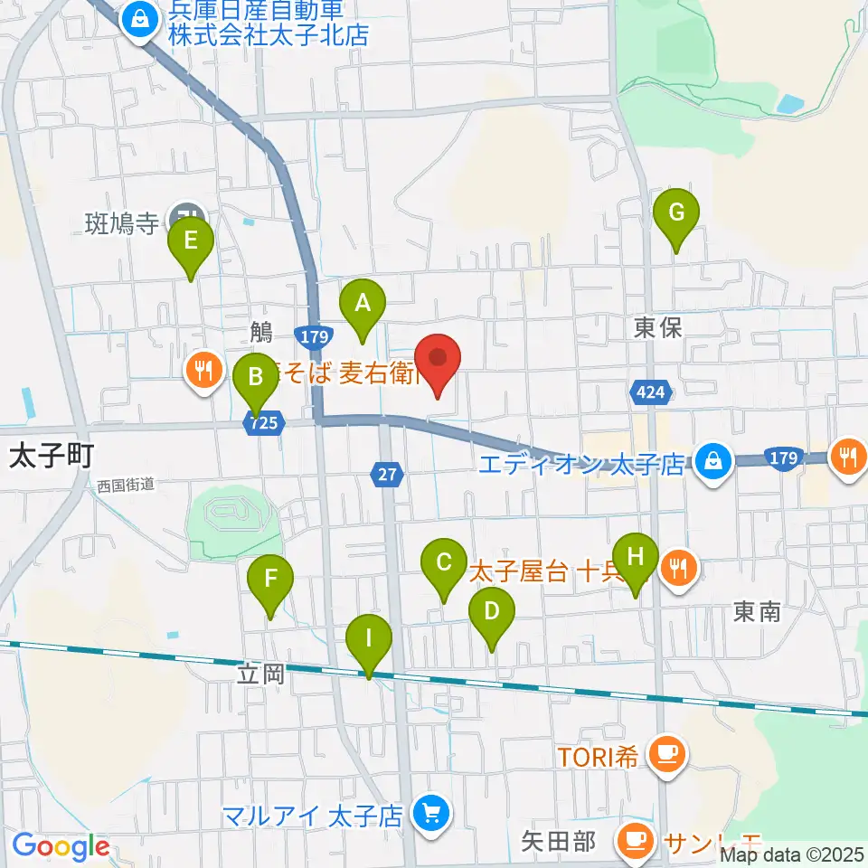 太子町立歴史資料館周辺の駐車場・コインパーキング一覧地図