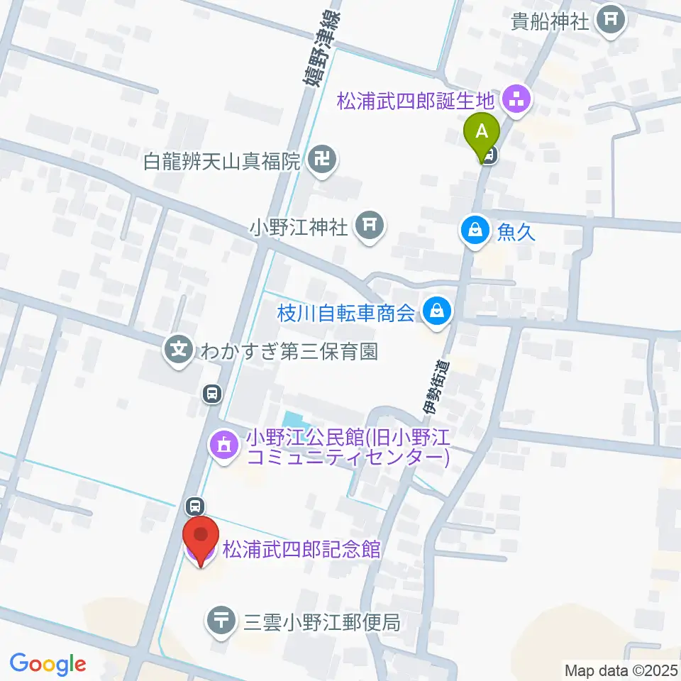 松浦武四郎記念館周辺の駐車場・コインパーキング一覧地図