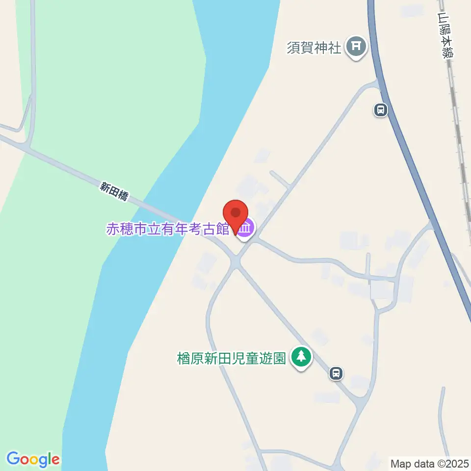 赤穂市立有年考古館周辺の駐車場・コインパーキング一覧地図