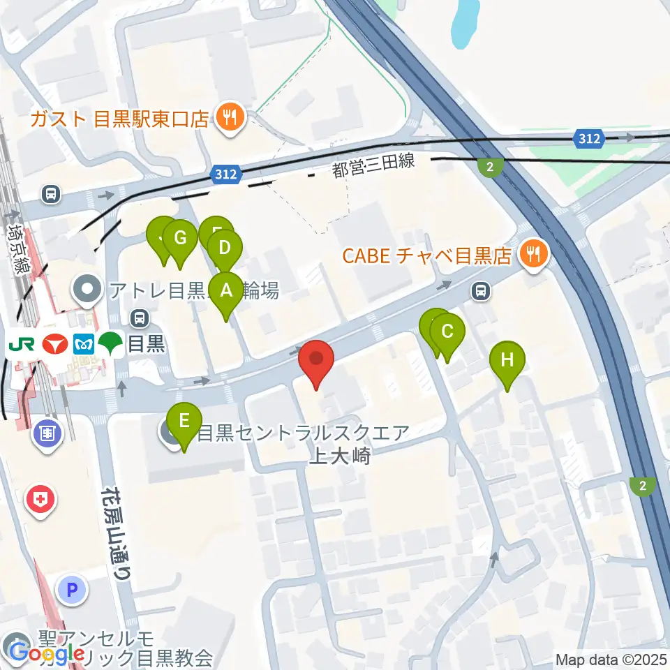 自転車文化センター周辺の駐車場・コインパーキング一覧地図