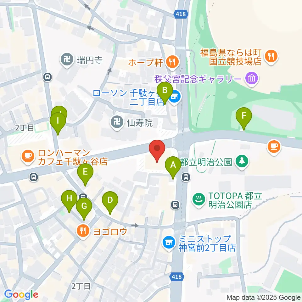 VICTOR STUDIO周辺の駐車場・コインパーキング一覧地図