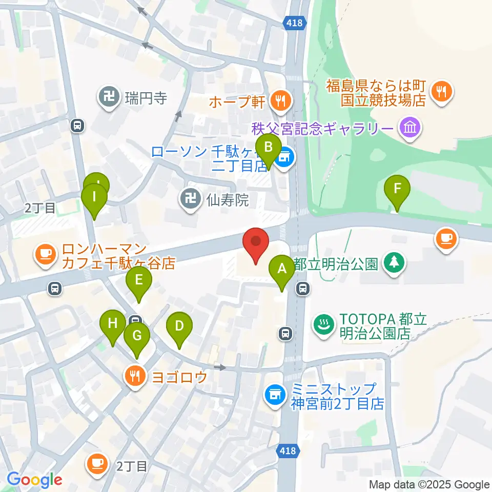 VICTOR STUDIO周辺の駐車場・コインパーキング一覧地図