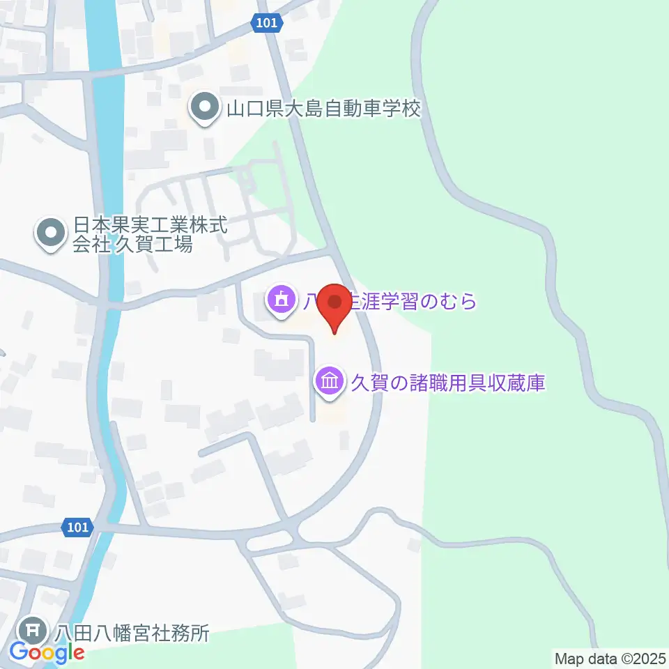周防大島町久賀歴史民俗資料館周辺の駐車場・コインパーキング一覧地図