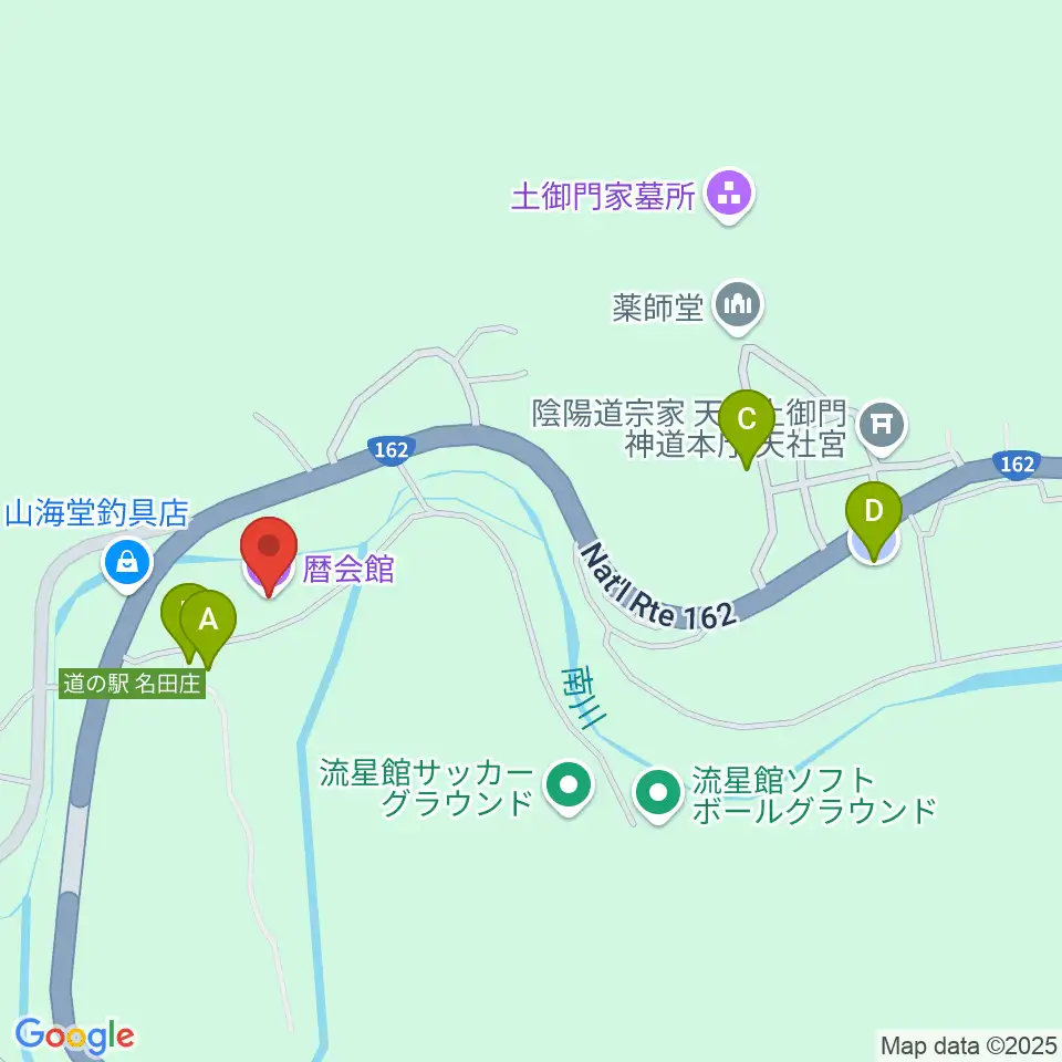 おおい町暦会館周辺の駐車場・コインパーキング一覧地図