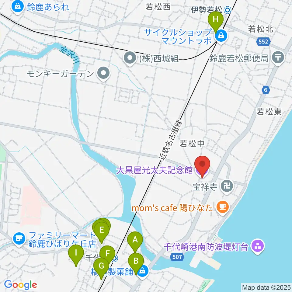 大黒屋光太夫記念館周辺の駐車場・コインパーキング一覧地図