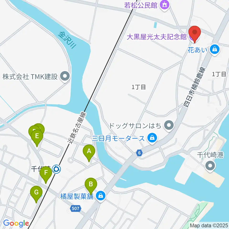 大黒屋光太夫記念館周辺の駐車場・コインパーキング一覧地図