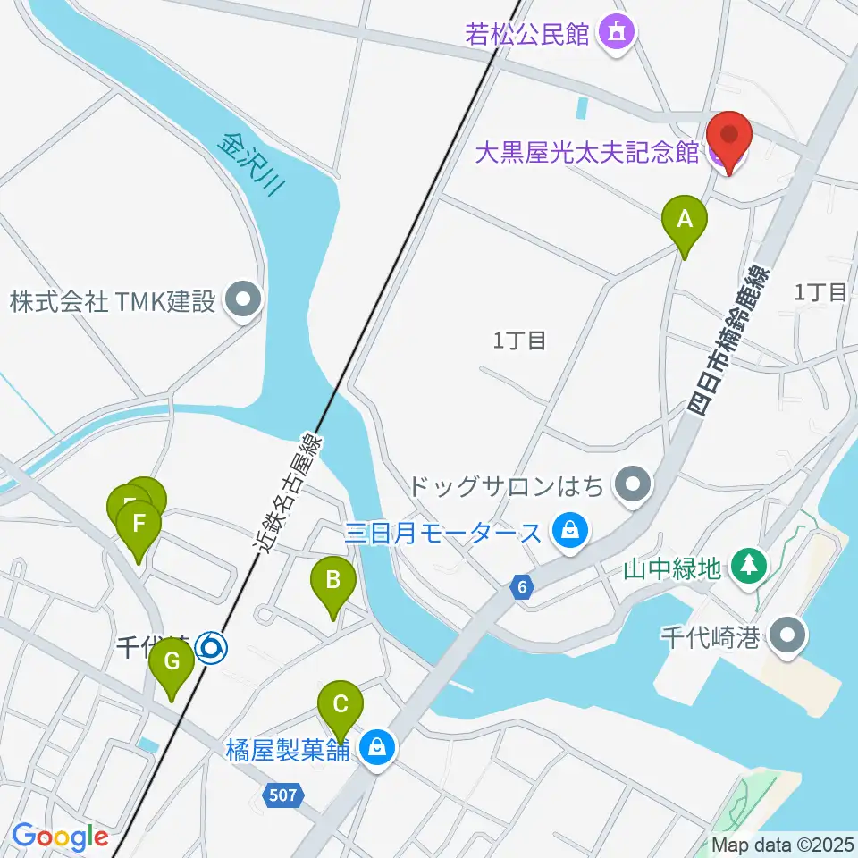 大黒屋光太夫記念館周辺の駐車場・コインパーキング一覧地図