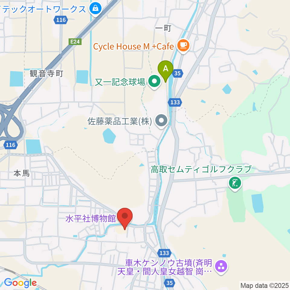 水平社博物館周辺の駐車場・コインパーキング一覧地図