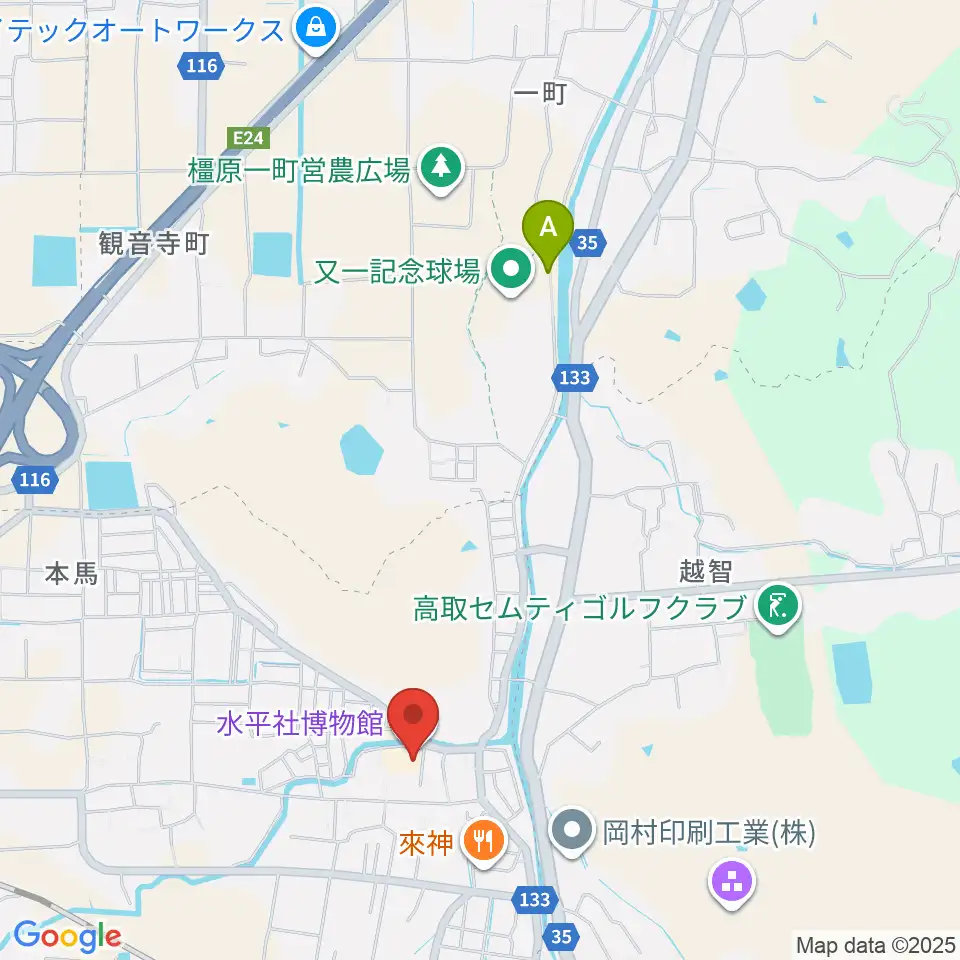 水平社博物館周辺の駐車場・コインパーキング一覧地図