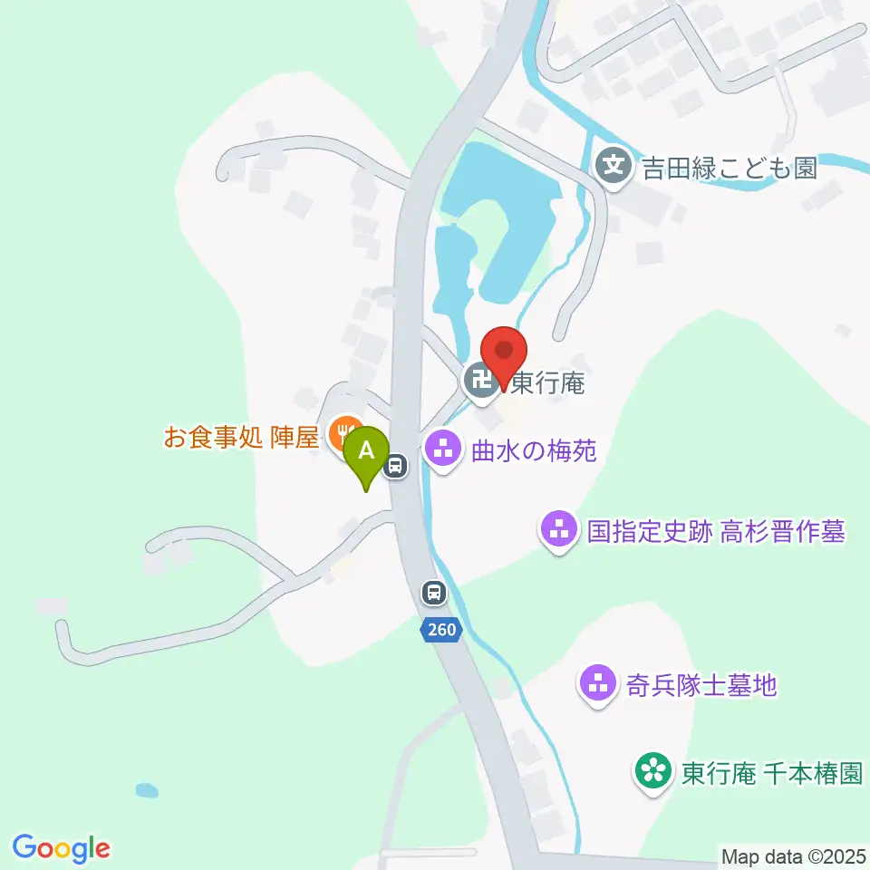 下関市立東行記念館周辺の駐車場・コインパーキング一覧地図