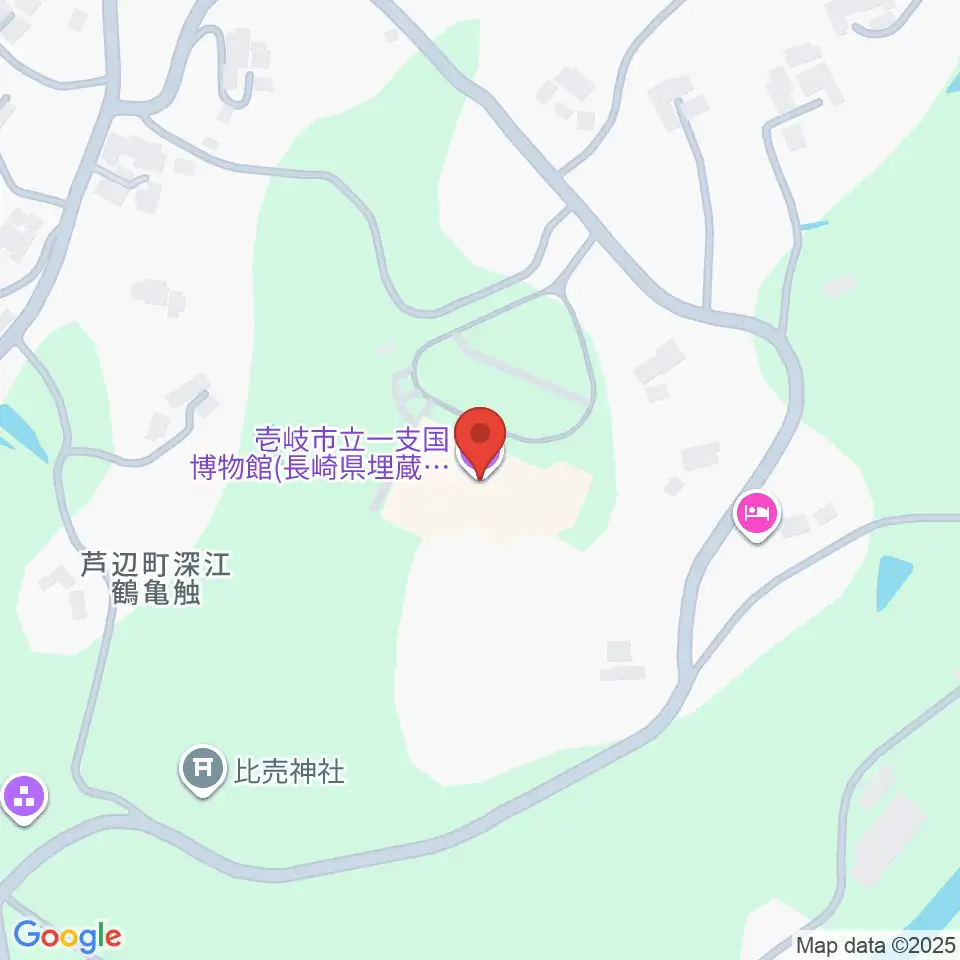 壱岐市立一支国博物館周辺の駐車場・コインパーキング一覧地図