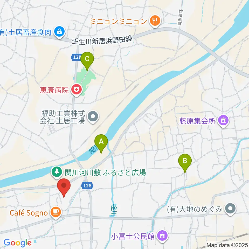 アリーナ土居周辺の駐車場・コインパーキング一覧地図