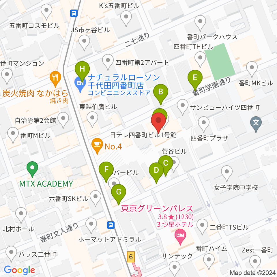 サウンドインスタジオ周辺の駐車場・コインパーキング一覧地図