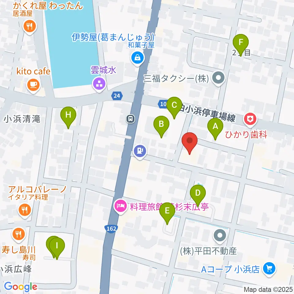 山川登美子記念館周辺の駐車場・コインパーキング一覧地図