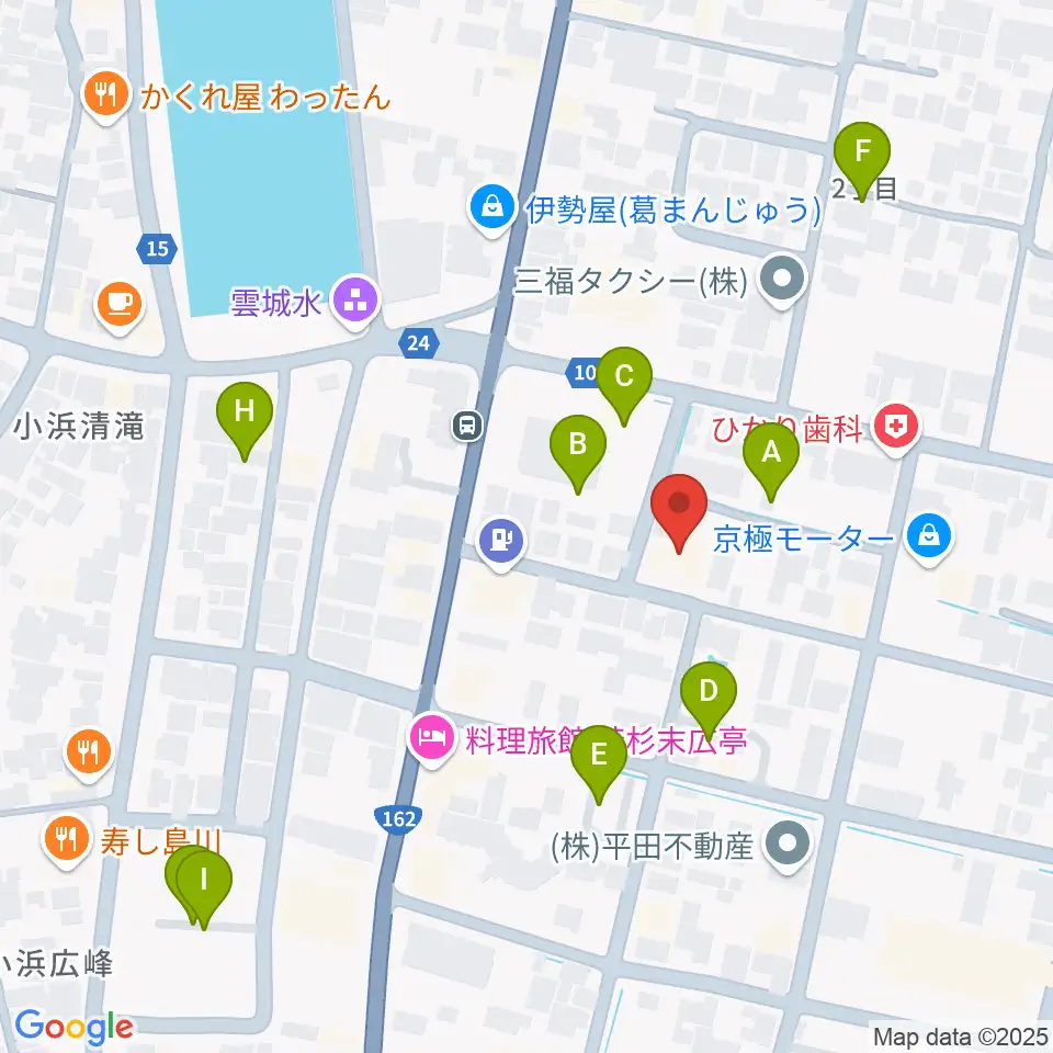 山川登美子記念館周辺の駐車場・コインパーキング一覧地図