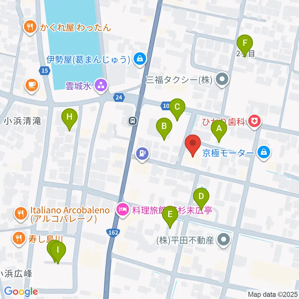 山川登美子記念館周辺の駐車場・コインパーキング一覧地図