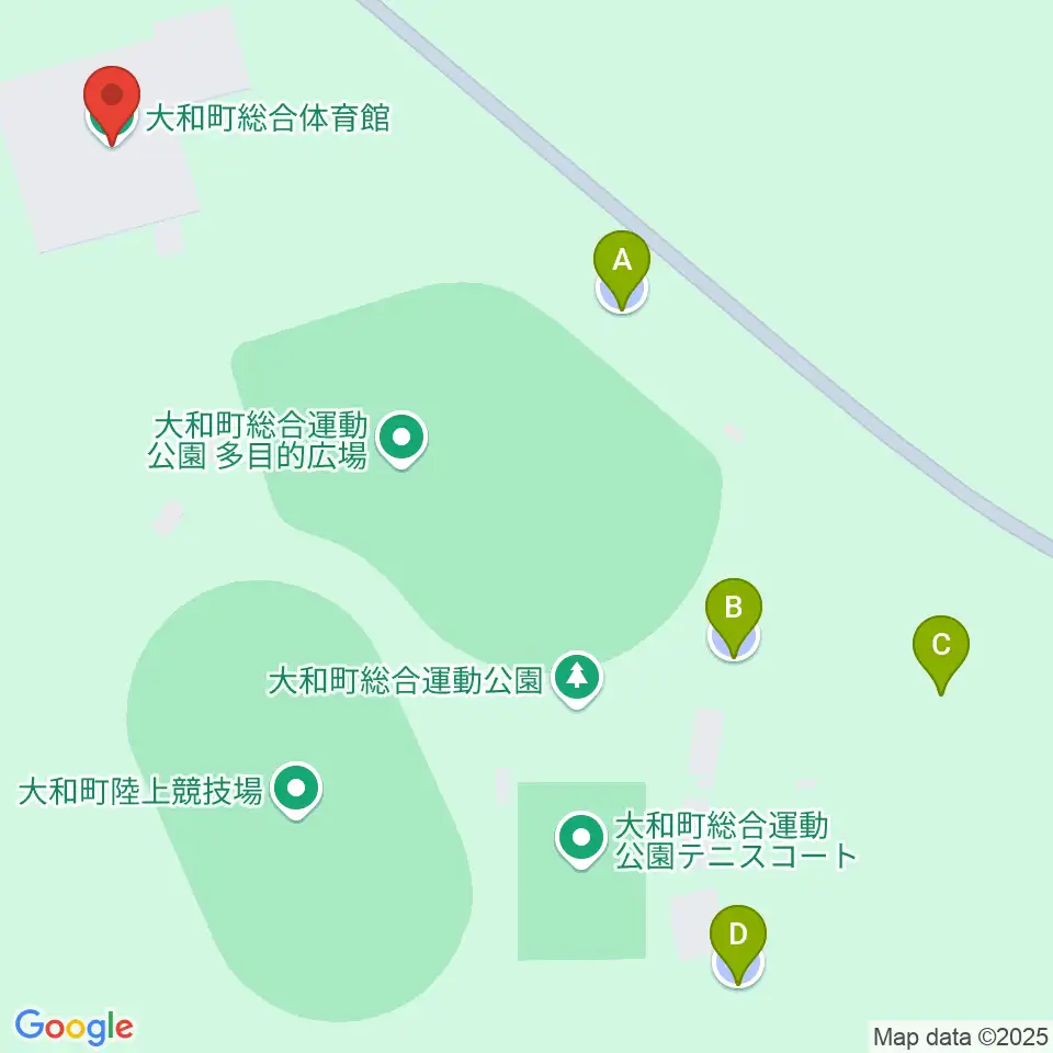 大和町総合体育館周辺の駐車場・コインパーキング一覧地図
