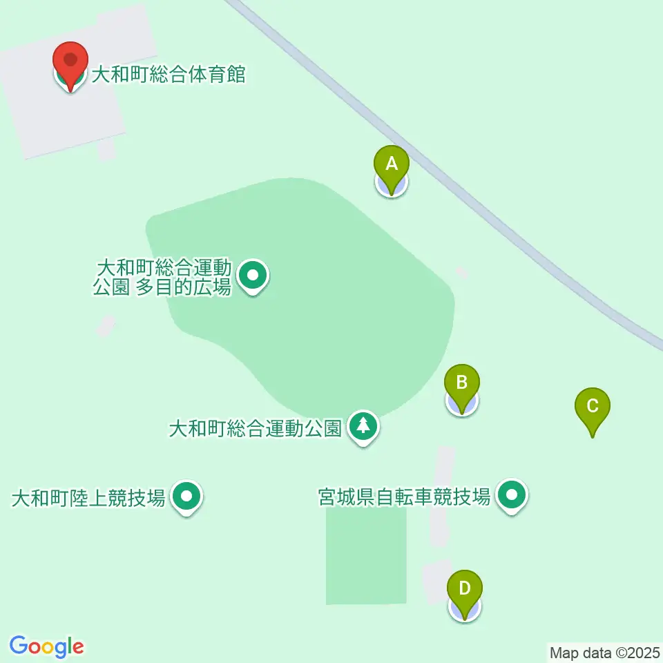 大和町総合体育館周辺の駐車場・コインパーキング一覧地図