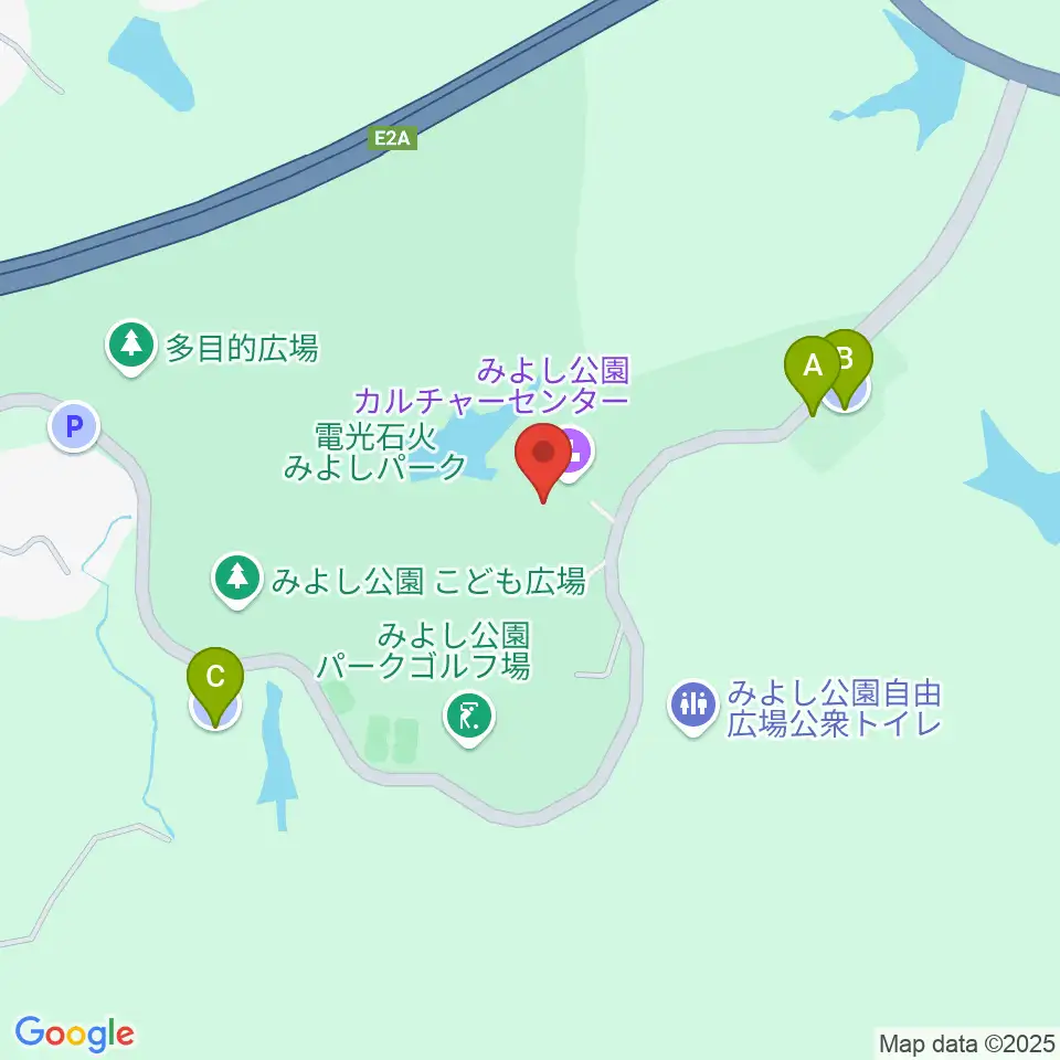 電光石火みよしパーク周辺の駐車場・コインパーキング一覧地図