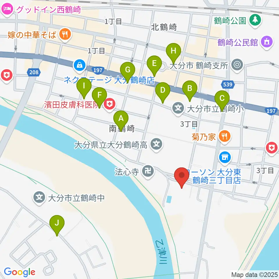 毛利空桑記念館周辺の駐車場・コインパーキング一覧地図