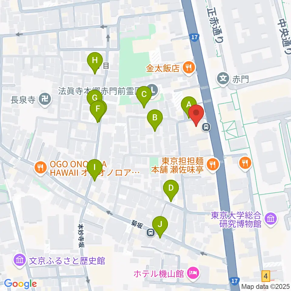 文京HEADPOWER周辺の駐車場・コインパーキング一覧地図
