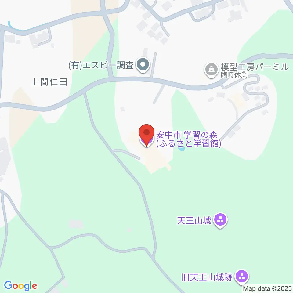 安中市学習の森ふるさと学習館周辺の駐車場・コインパーキング一覧地図