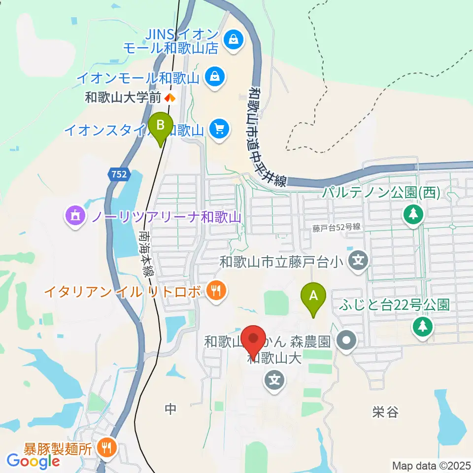 和歌山大学紀州経済史文化史研究所周辺の駐車場・コインパーキング一覧地図