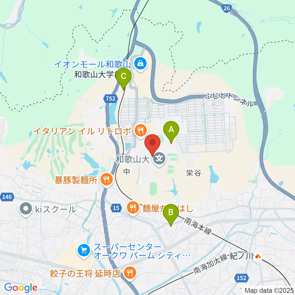 和歌山大学紀州経済史文化史研究所周辺の駐車場・コインパーキング一覧地図