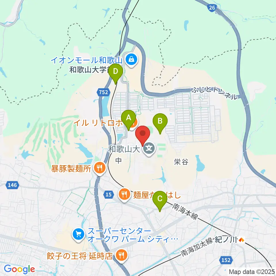 和歌山大学紀州経済史文化史研究所周辺の駐車場・コインパーキング一覧地図