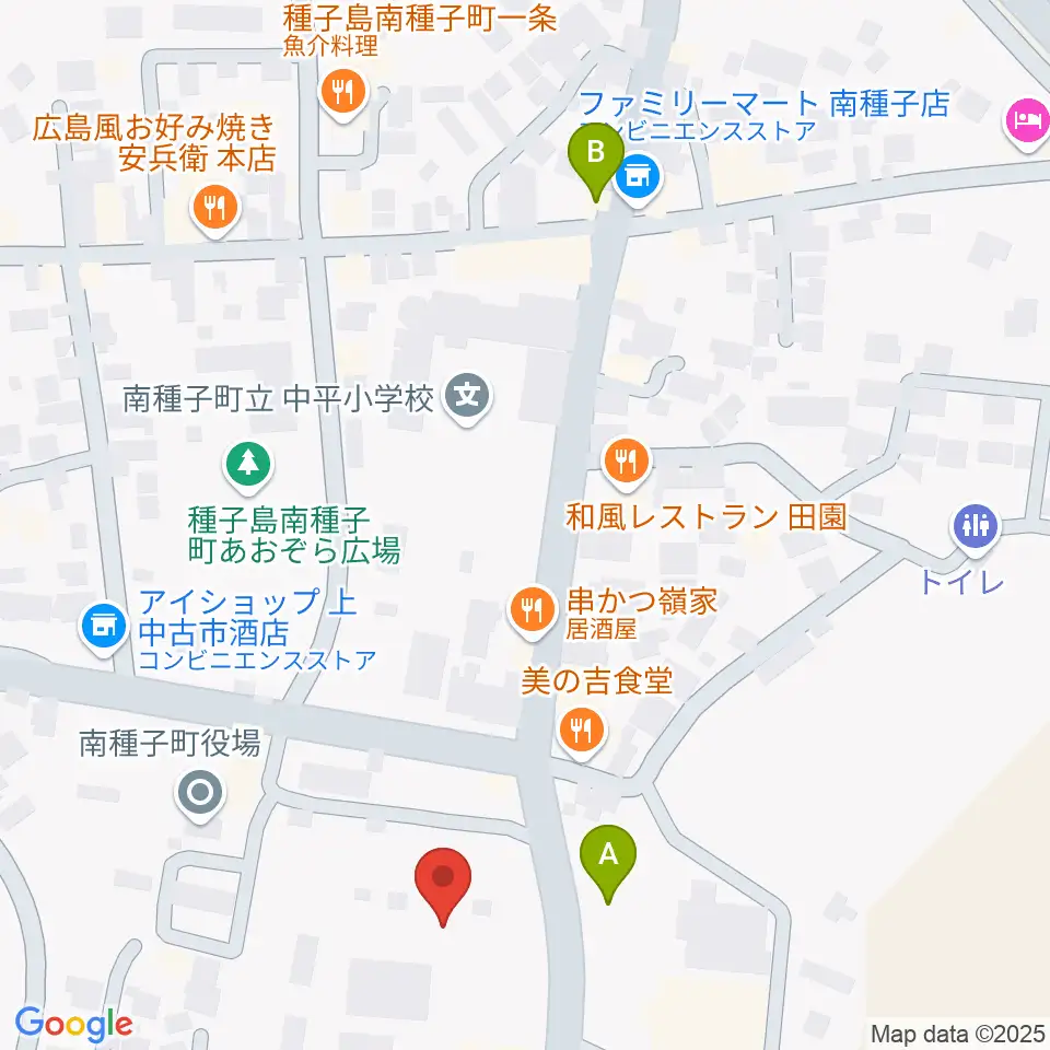 南種子町郷土館周辺の駐車場・コインパーキング一覧地図