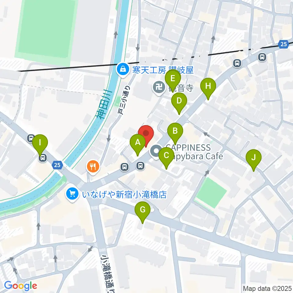 GOLDILOCKS PLAYROOM周辺の駐車場・コインパーキング一覧地図