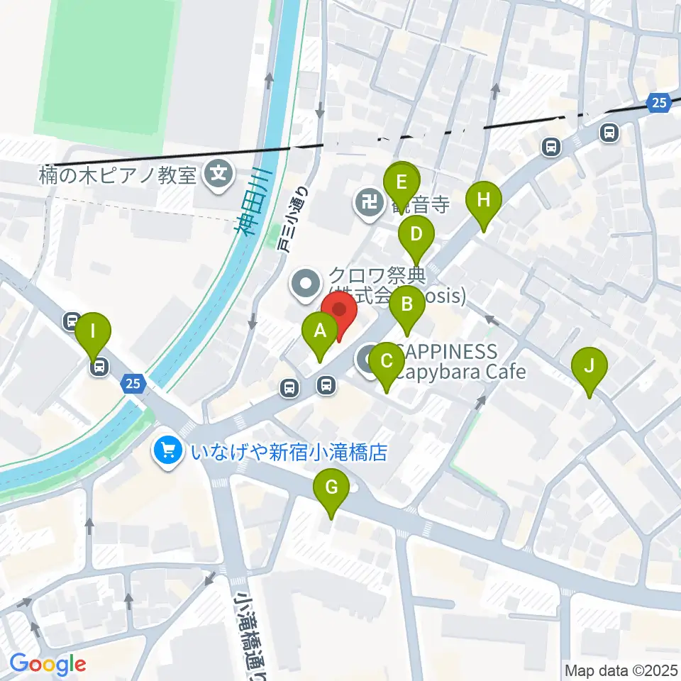 GOLDILOCKS PLAYROOM周辺の駐車場・コインパーキング一覧地図